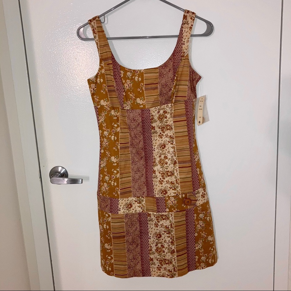 Cottagecore Patchwork Dress